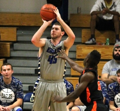 Eagles Bounce Back on the Road at Crown, Win 84-56