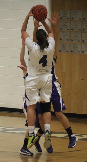 Nickell was nearly unstoppable, recording 33 points and 15 rebounds.