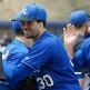 Senior Dillon Pitches Lights Out