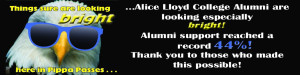 Alumni page 44% thank you