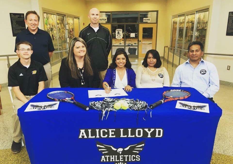 Berea High School Standout Signs Tennis Letter of Intent with Alice Lloyd College