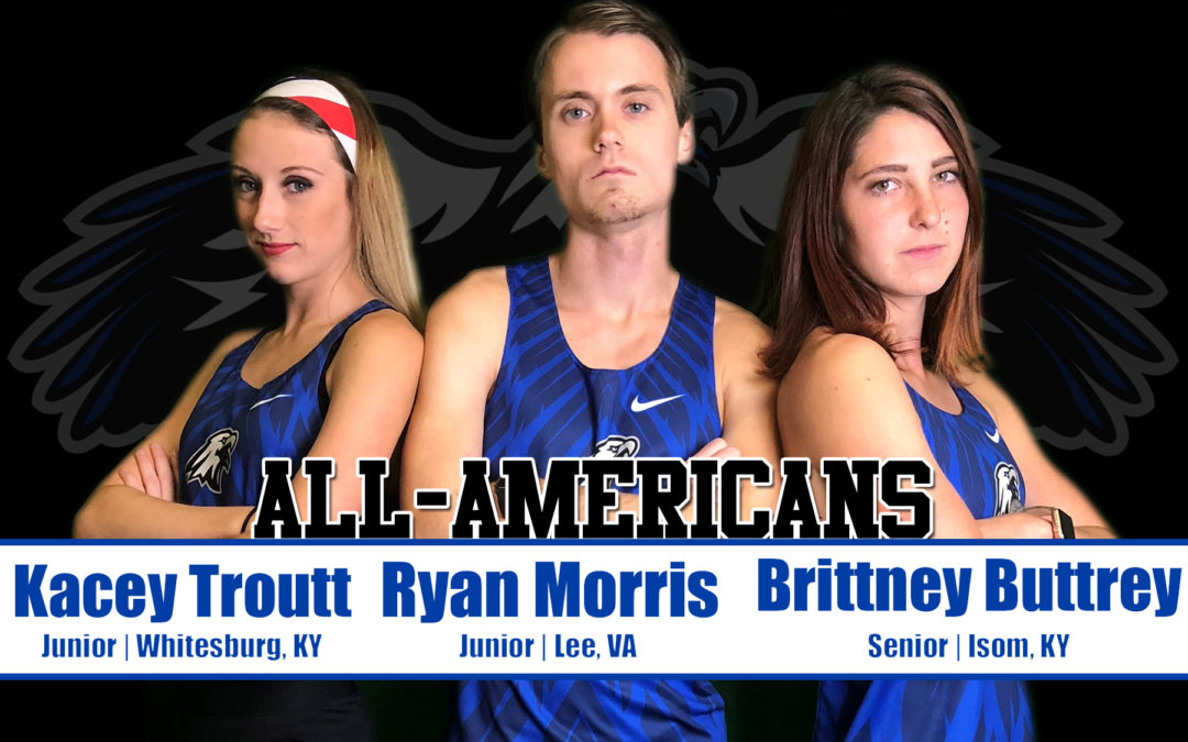 Cross Country Runners Buttrey, Troutt, and Morris Named NCCAA DII All-Americans