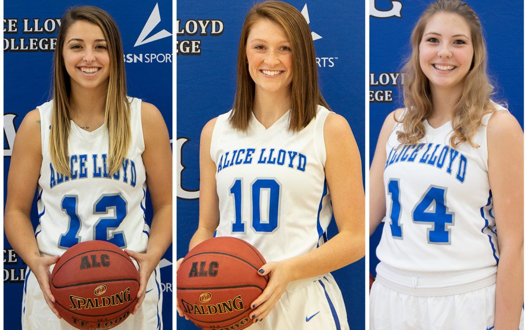 Women’s Student-Athlete of the Week: Katie Moore, Emilie Harrell, and Haley Hall