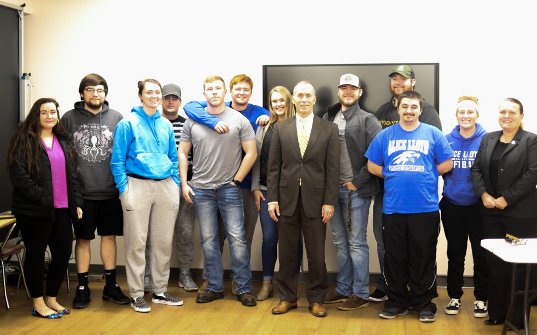 Honorable Edward B. Atkins Visits ALC Criminal Justice Class