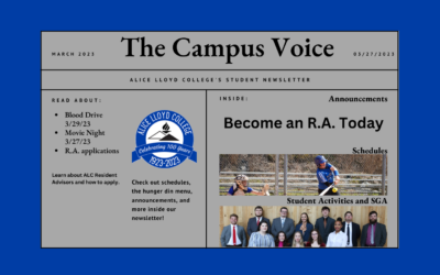 The March 27th Edition of The Campus Voice
