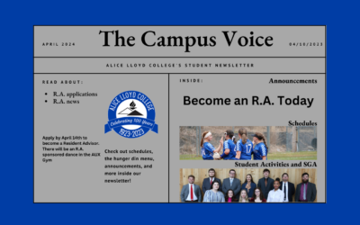 The April 10th Edition of The Campus Voice