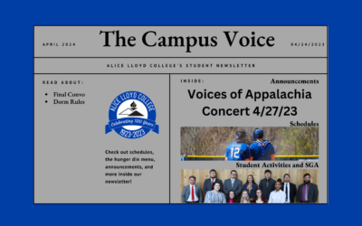 The April 24th Edition of The Campus Voice
