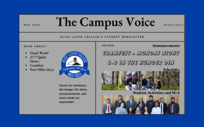The May 1st Edition of The Campus Voice