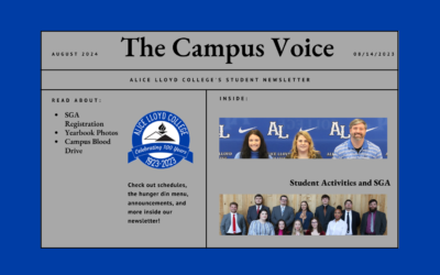 The August 14th Edition of The Campus Voice