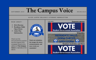 The September 4th Edition of The Campus Voice