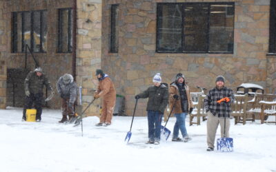 Alice Lloyd College Students Work Through Winter Storm